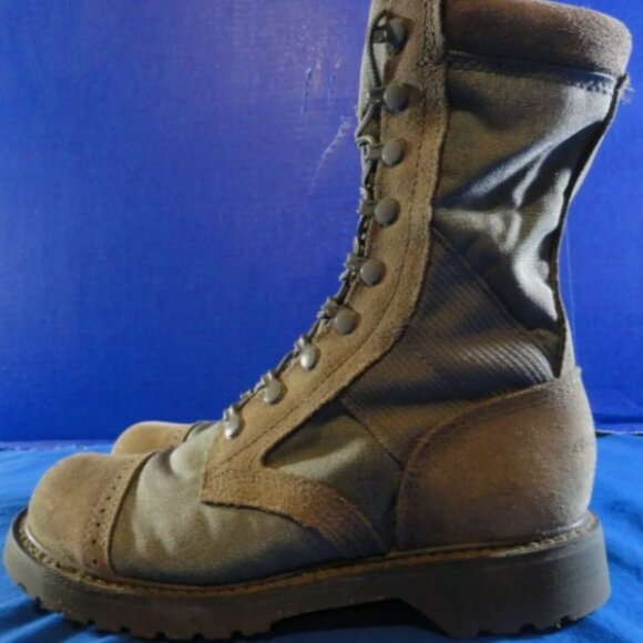 CORCORAN USAF 87146 HOT WEATHER AIR FORCE SAGE GREEN sz6D BOX TOE BOOTS RC 1593